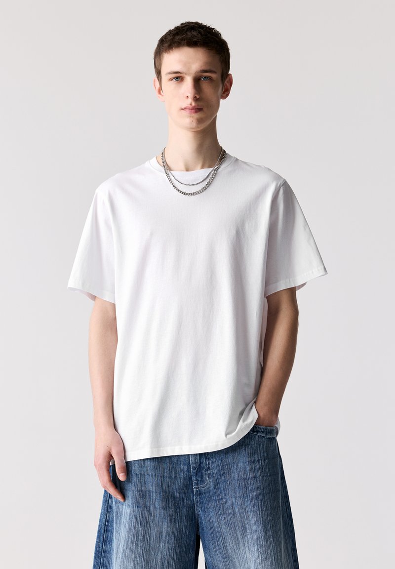 PULL&BEAR JOIN LIFE - T-shirt basic - white