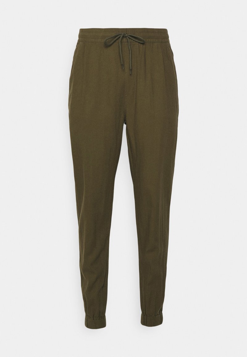 Pier One - LINEN BLEND JOGGER - Hlače - olive, Povećaj