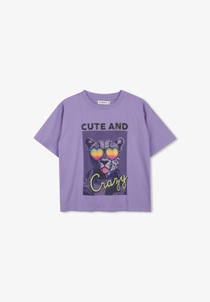 Billieblush, TEE-SHIRT MANCHES COURTES - T-shirt imprimé - violet tulip