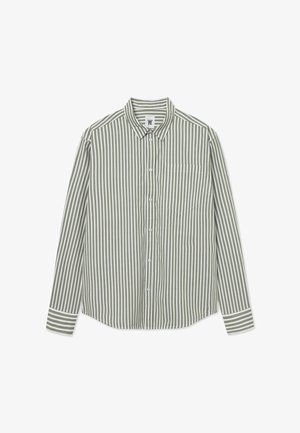 WOOD WOOD, WWDAY STRIPED - Hemd - off white/green