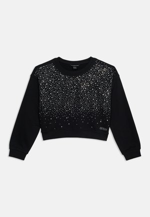 Guess, KIDS TEEN OVERSIZE ACTIVE - Φούτερ - jet black