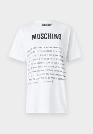 MOSCHINO T-shirts med print - multi white