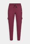 MINI LOGO SLIM FIT CARGO JOGGER WITH POCKETS - Tréningruha alsók - syrah
