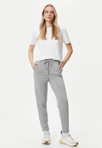 Koton POCKET DETAIL DRAWSTRING JOGGER - Trainingsbroek - grey
