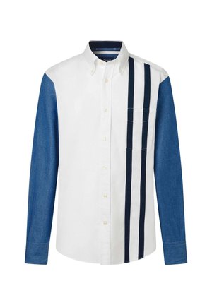 Façonnable, FAÇONNABLE SHIRT CL BD TWO FRT STRIPS - Camisa - white