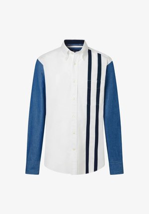 Façonnable, FAÇONNABLE SHIRT CL BD TWO FRT STRIPS - Camisa - white