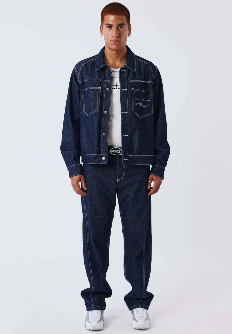 Project X Paris KNOCKOUT - Denim jacket - bleu saphir - bleu