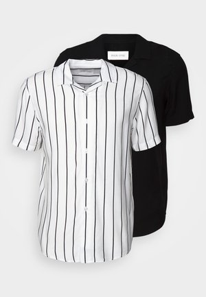 2 PACK - Camicia - black/white