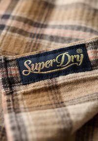 Superdry & Co Button-down blouse - beige cream check