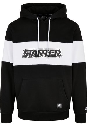 Kapuzenpullover - black/white