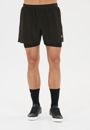 VIRTUS, VIRTUS SHORTS ADO - 2-in-1 shorts - black