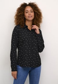 Kaffe SANDY - Camicia - black chalk dot print
