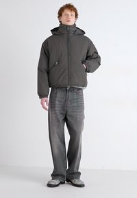 Weekday HOODED PUFFER JACKET - Winterjas - dark grey