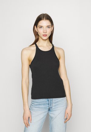 HIGH NECK TANK - Top - caviar
