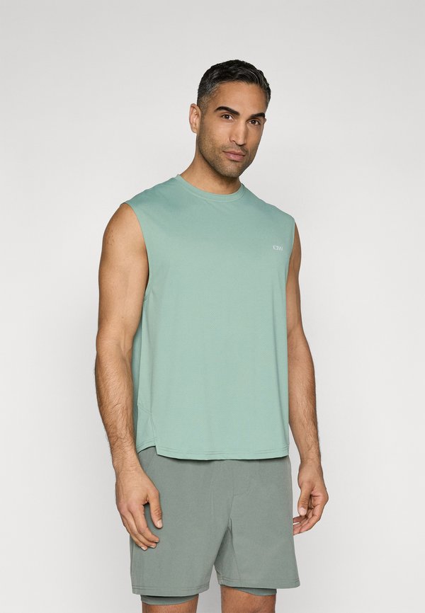 STRIDE SLEEVELESS - T-Shirt basic - light moss