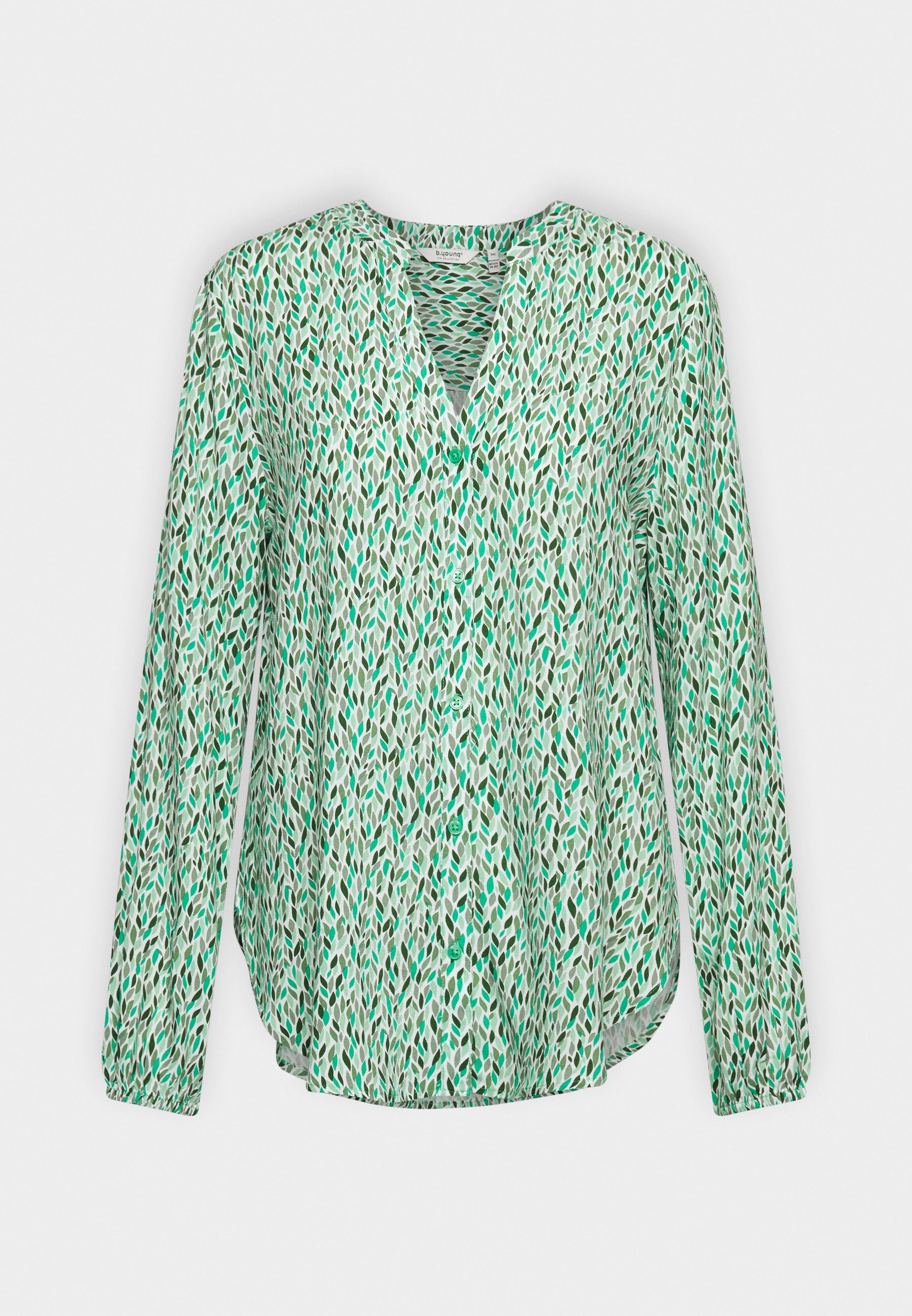 売れ筋商品|||ビーヤング シャツ レディース トップス BYJOSA - Button-down blouse - ming green mix b.young BYJOSA - Button-down blouse - ming green mix/mottled