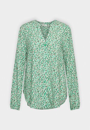 BYJOSA VNECK - Skjortebluser - ming green mix