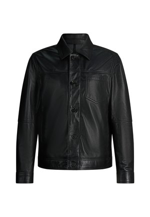 Strellson, Lederjacke - schwarz
