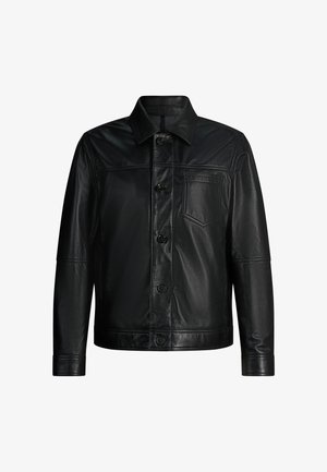 Strellson, Lederjacke - schwarz