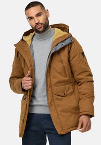 INDICODE JEANS Parkaer - mottled brown