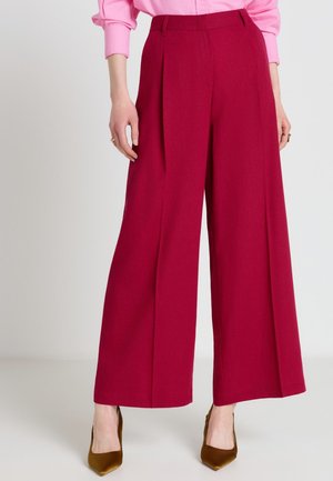 Calliope, PANTALONE LUNGO TINTA UNITA - Pantaloni - bordeaux chiaro