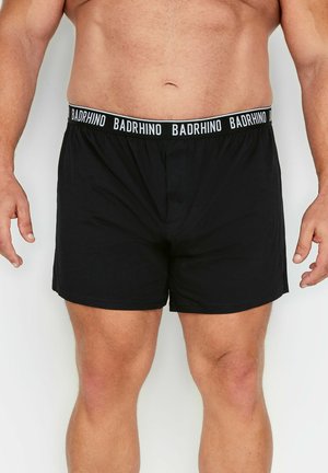 BadRhino, 5 PACK LOGO PRINT - Kurze Boxershorts - black