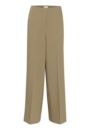 Soaked in Luxury CORINNE WIDE LONG - Stoffhose - covert green