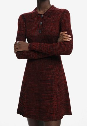 Gebreide jurk - black
