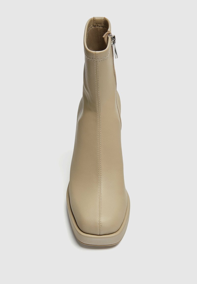 Damen Ankle Boots | PULL&BEAR Ankle Boot taupe - MA14295 Damen Ankle Boots | PULL&BEAR Ankle Boot taupe - MA14295