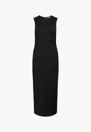 VILA, Midi VIDANNI Sleeveless - Egyenes szabású ruha - black