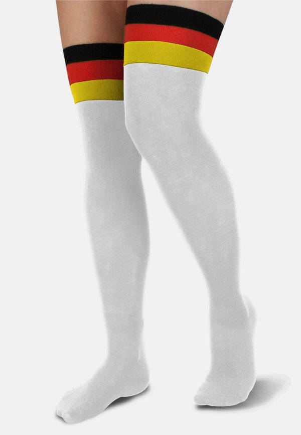 GER OVERKNEES - Kniestrümpfe - weiß