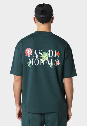 Pas de Monaco FLORALE - T-shirts print - forest