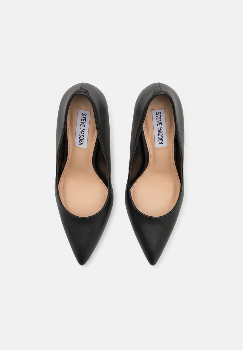 Escarpins Evelin's Reims En Cuir Noir - Talons Hauts - Taille 37 (US 5.5) - Occasion Très Bon état