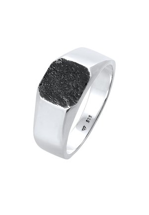 KUZZOI CHUNKY SQUARE - Ring - silber