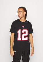 Felpa in Fibra di Poliestere Fitness QAZX # 12 Brady Buccaneers Maglia da Rugby da Uomo Maglia ad Asciugatura Rapida T-Shirt da Allenamento Maglia a Maniche Corte S-XXXL