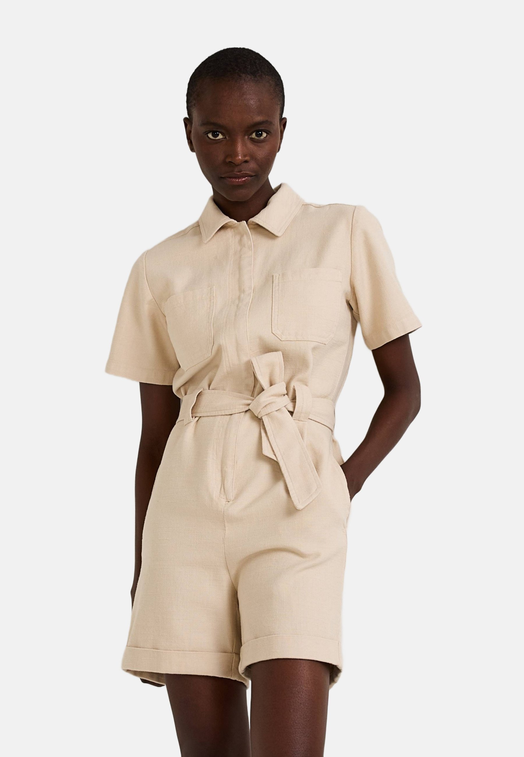 Jumpsuit Combi Courte Jumpsuit Combi En Cuir Combi-short Cuir