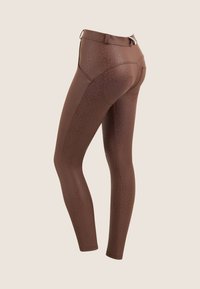 Freddy WR.UP® PUSH-UP SHAPING - Housut - animalier allover brown coated