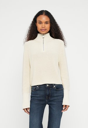 KENNEDY KNITTED JUMPER - Pulover - bone white