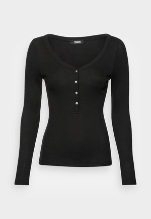Maglietta a manica lunga - black
