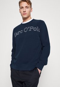 Marc O'Polo CREW NECK LONG SLEEVE - Camisola - total eclipse