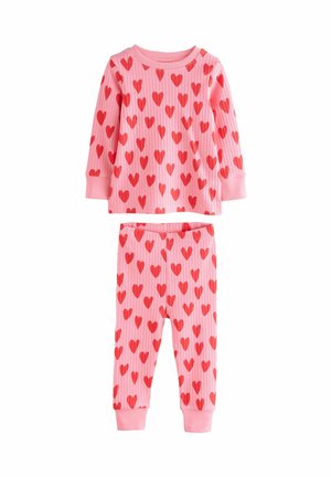 Next SET  - Pizsama szett - red pink hearts