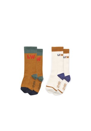 ANNETTE UNISEX 2 PACK - Sukat - creme de la creme/golden caramel mix