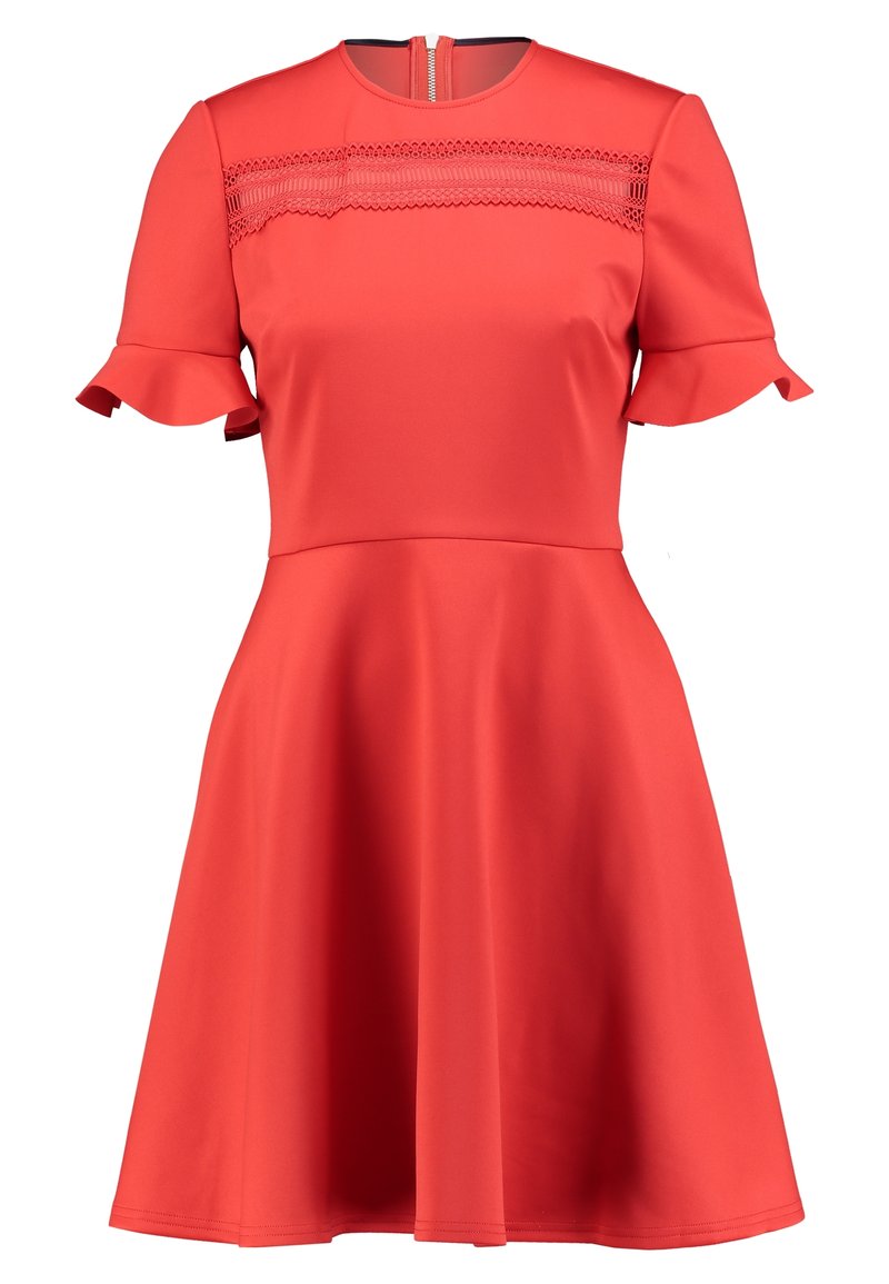 Robe Ted Baker London Janoo - Taille 0, épaules Froides (cold Shoulder), Style Shift Dress - Neuf Avec étiquettes