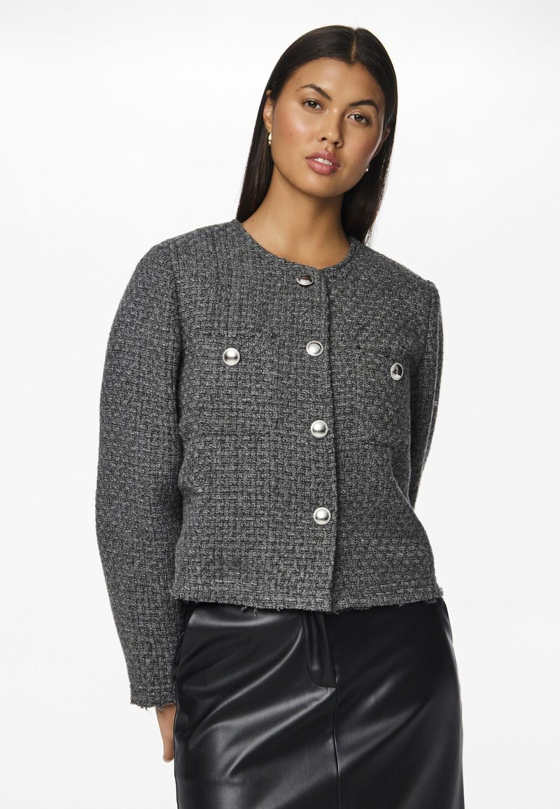 Pieces PCNUA JACKET - Jas - dark grey