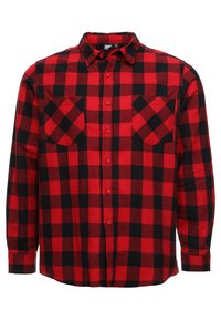 CHECKED - Vapaa-ajan kauluspaita - black/red