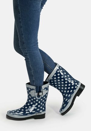 Wellies - dunkelblau weiß