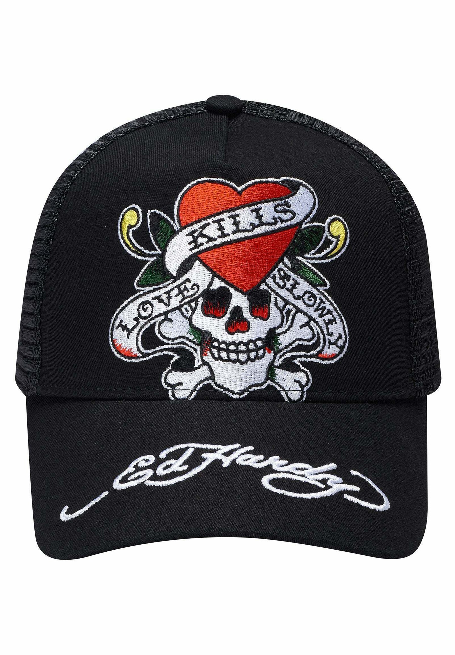 Ed Hardy LOVE-SLOWLY TWILL FRONT - Cap - black - Zalando.ie