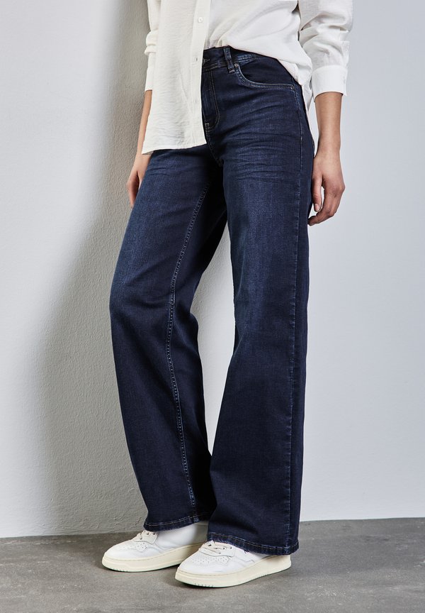 WIDE  - Flared Jeans - blau
