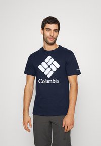 Columbia BASIC LOGO™ SHORT SLEEVE - T-shirt estampada - collegiate navy