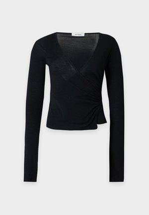 IVY OAK, Pikkade varrukatega topp - black